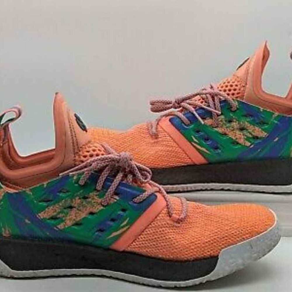 Adidas Harden Vol. 2 California Dreamin Multicolor Sneakers Tennnis Shoes Men 14